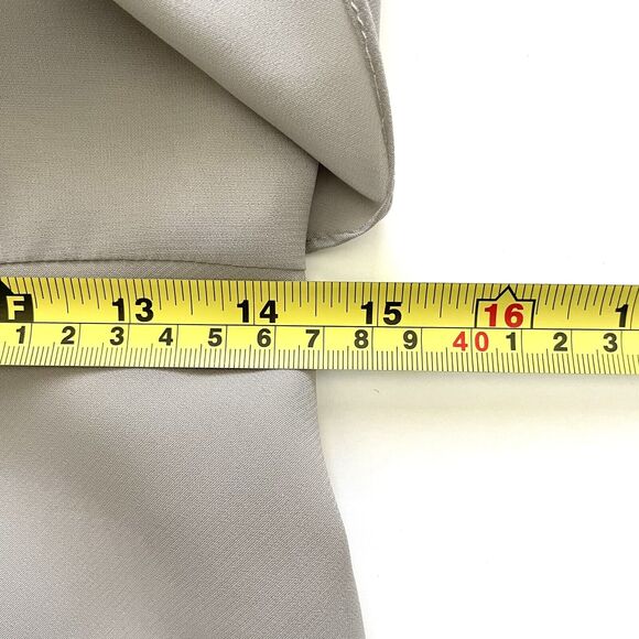 Jenny Yoo Light Grey Blake Maxi Bridesmaid Prom Formal Dress - Picture 10 of 16